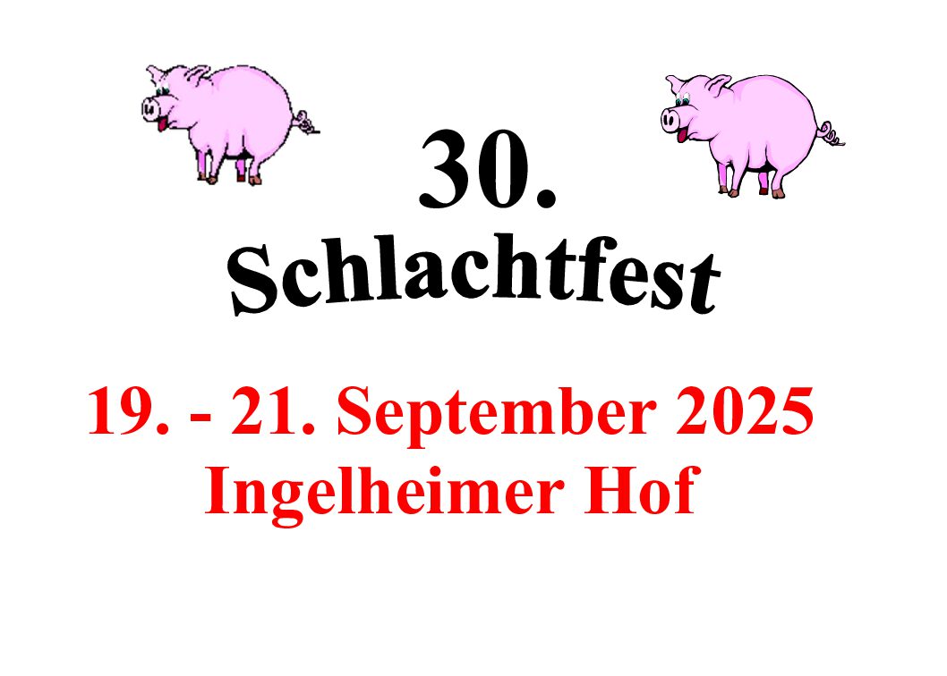 Jubiläumsschlachtfest